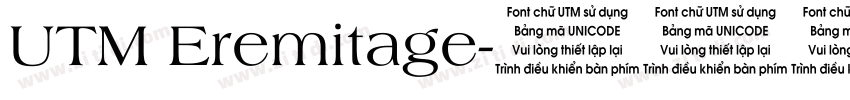 UTM Eremitage字体转换